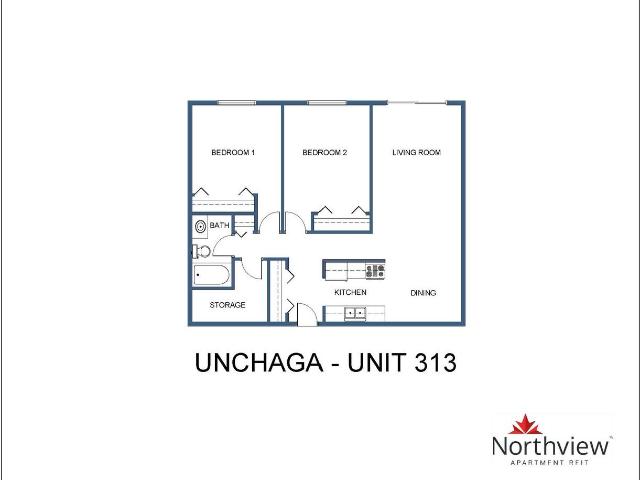 Unchaga Court 1 Bedroom Apartment for Rent at 10109 13 St, Dawson Creek, BC V1G 4R4