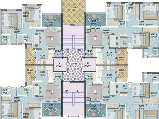 Undri 3 BHK Apartment For Sale Pune