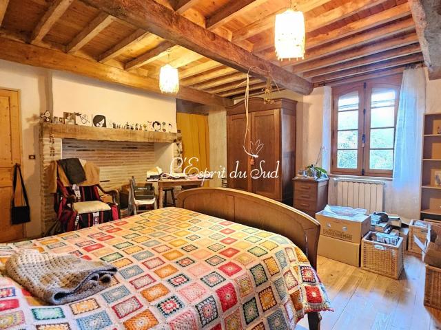 Une grande ferme traditionnelle sur un beau terrain arboré 158m² Lisle sur Tarn