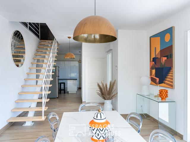 Une maison moderne au panorama préservé
