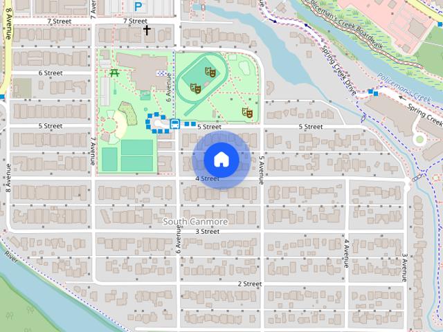 Unfurn. 2 Bed/2 Bathroom Suite Downtown Canmore Avail Sept 1st