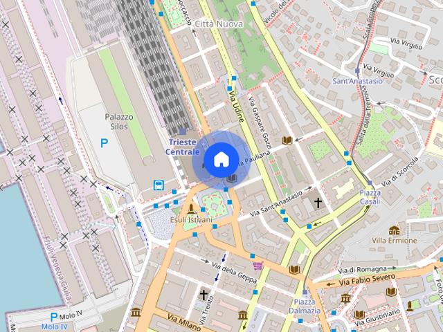 Università via Fabio Severo alta bilocale
