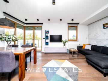 Unikatowe 3 pok. 90m2 z tarasem 42 m2, Dworska Kraków, Dębniki