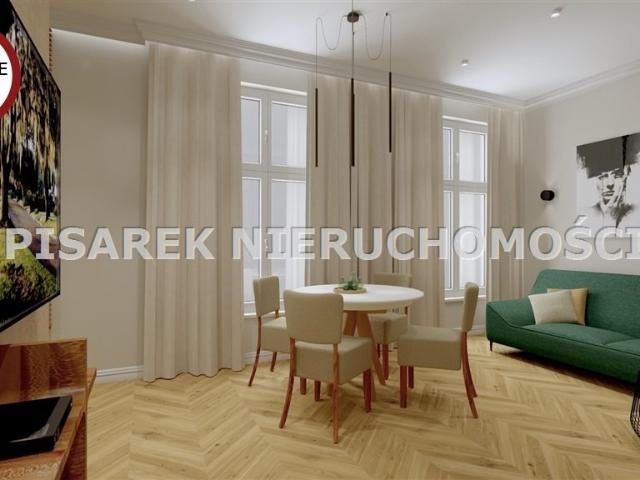 Sprzedam unikatowe 55 m² apartament z balkonem w odnowionej kamienicy