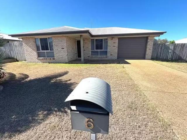 For Rent! 3 BR 6 Boatwright Avenue, Gracemere, QLD 4702