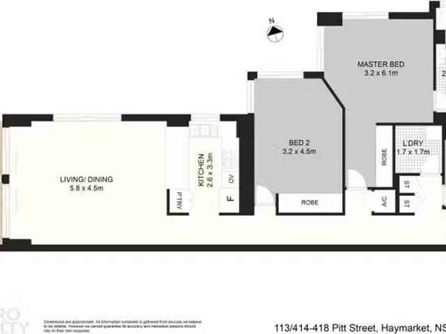 Nice 113/414 Pitt Street, Haymarket NSW 2000