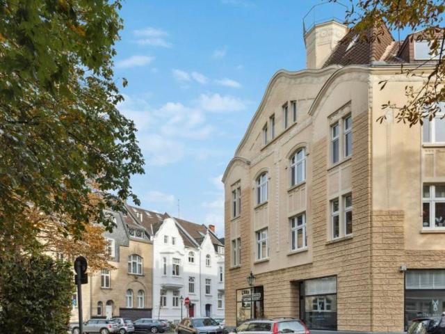 Unique 130 sqm period apartment with roof terrace in Oberkassel, Dusseldorf Amsterdam Apartments for Rent