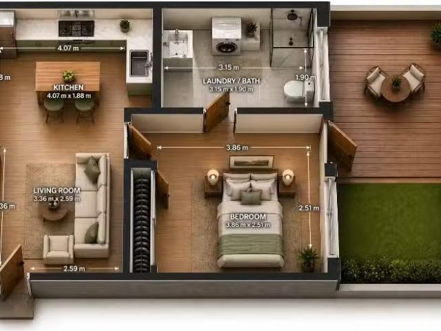 For Rent! 1 BR 4/451 Ainslie Avenue, LAVINGTON Apartment for r.