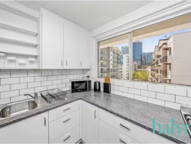 Cozy 1 BR 503/130A Mounts Bay Road, PERTH Apartment for rent.