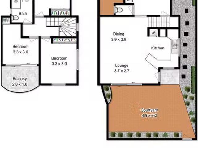 Nice 2/88 Dobson Street, Ascot QLD 4007