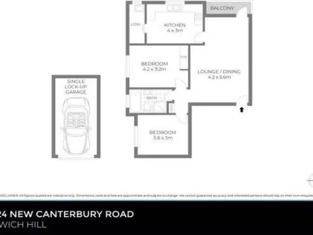 Deal! 2 BR 4/524 528 New Canterbury Road, Dulwich Hill Apartme.