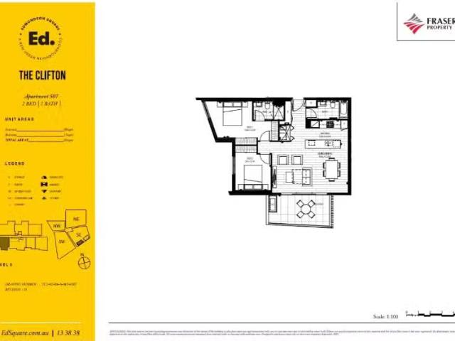 For Rent! 2 BR 507/6 General Boulevard, Edmondson Park Apartme.