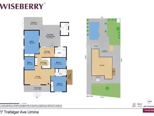 For Rent! 4 BR 127 Trafalgar Avenue, Umina Beach House for ren.