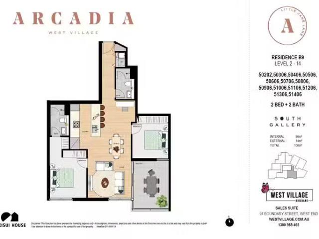 Just in! 51306/21 Mollison Street, West End QLD 4101
