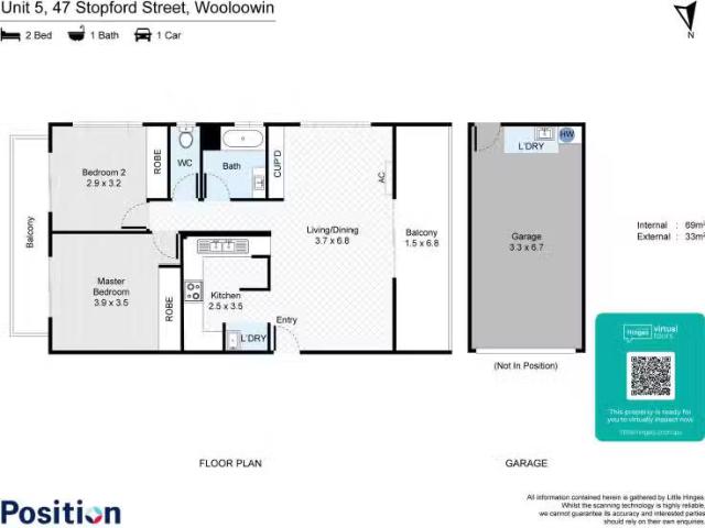 Rental! 5/47 Stopford Street, Wooloowin QLD 4030