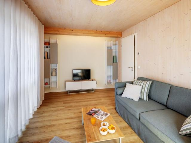 Unique apartment with wooden elements