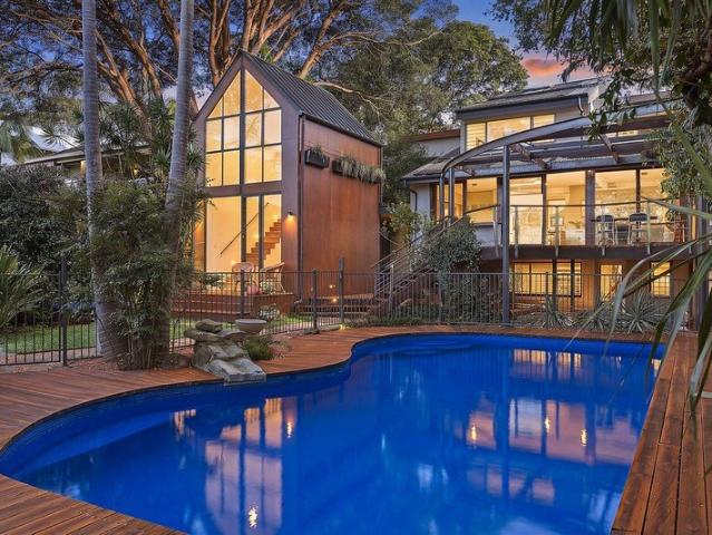 Unique architectural residence of unexpected scale