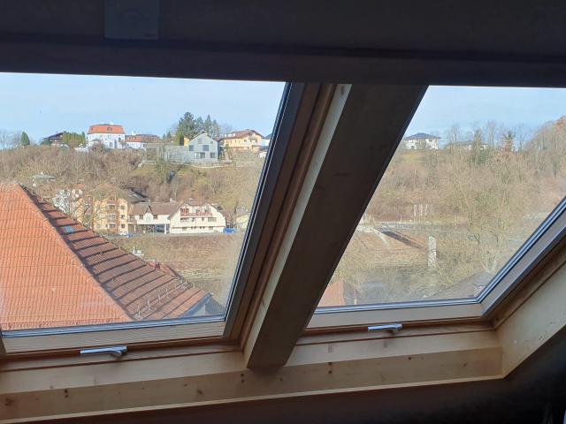 Unique duplex flat with views over the Salzach 30 mins from Salzburg