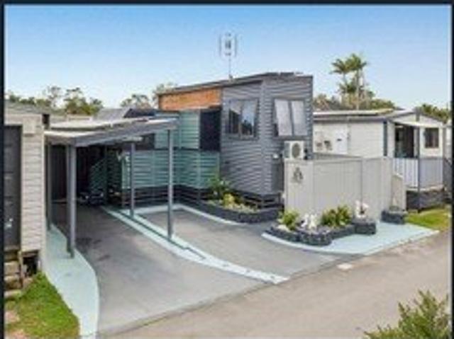 Unique open plan, multi level, two bedroom home, Located in a Pet Friendly, Over 50's Residential Retreat