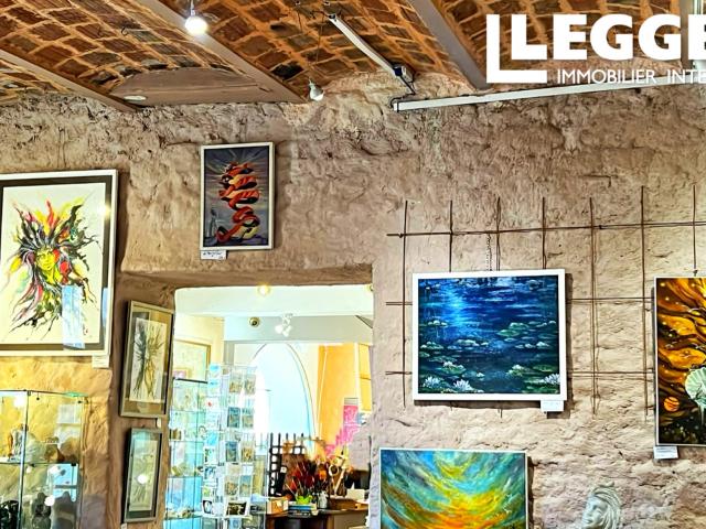 UNIQUE, MINERVE centre Spacieuse propriété polyvalente, 210 m², avec galerie, résidence et studio