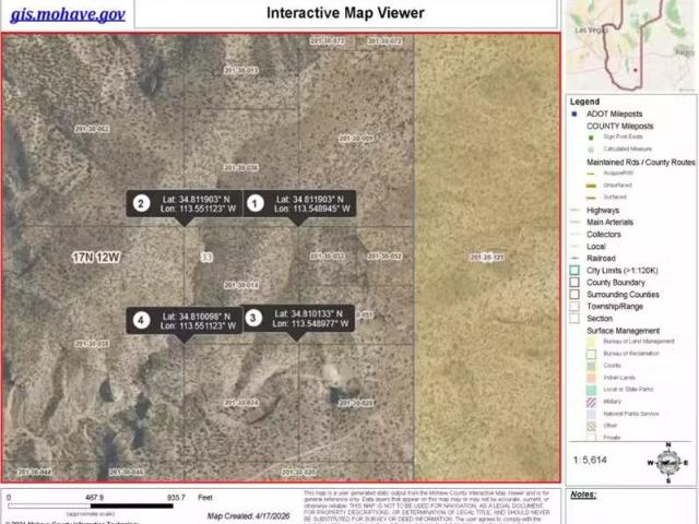 Unknown, Wikieup, AZ 85360 MLS 038545