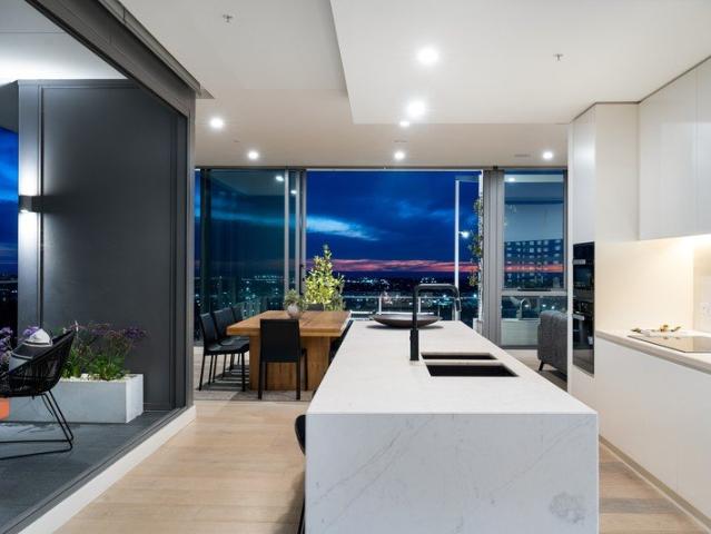 Unsurpassed Sky High Penthouse With Sweeping Hills, Coast and CBD Vistas