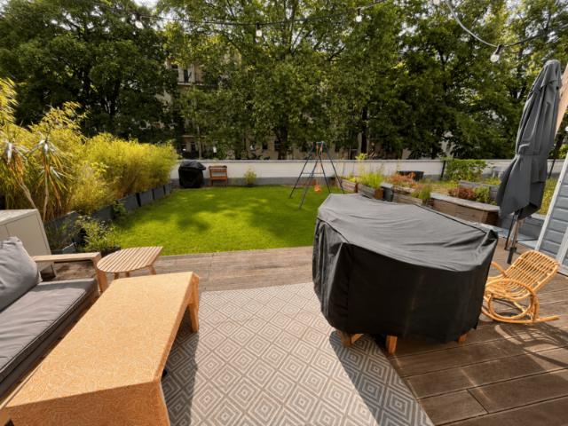 Untermiete Dezember 2026 Mai 2027: Möblierte 3 Zimmer Wohnung mit privatem Garten in Alt Stralau