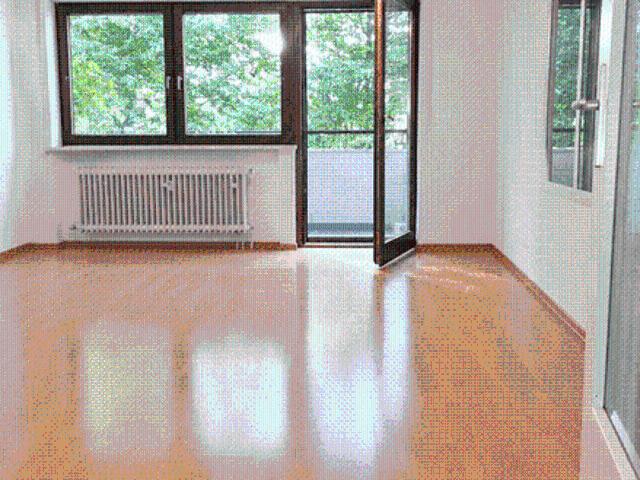 Unterföhring Charmante 3 Zi, Whg. im Erdgeschoss mit Balkon, Flur, Küche, Bad/WC, Kellerabteil