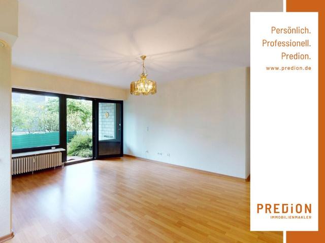Unterrath: Gut geschnittene Wohnung mit geräumiger Süd Terrasse und Tiefgaragenstellplatz!