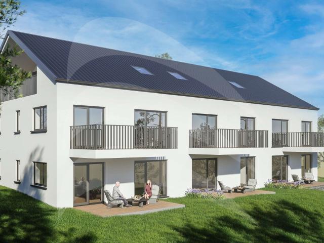 unverbaubare Südlage & KFW40 QNG: Hochwertige 2 Zimmer Erdgeschosswohnung optional mit Garten