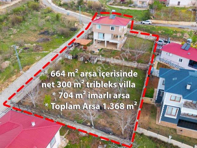 Üstünkent'ten Fındıkpınarı Satılık Tripleks Villa Ve İmarlı Arsa