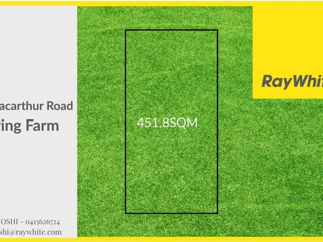 UST LISTED: Prime 451.8sqm Building Block in Highly Sought After Spring Farm!