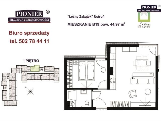 Ustroń Hermanice, 2 pokoje, słoneczne, blisko lasu