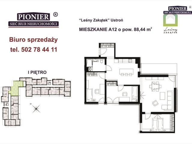 Przestronne 5 pokojowe mieszkanie w Ustroniu blisko lasu i rzeki Wisły
