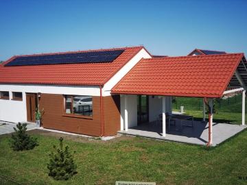 Nowoczesny dom 113m2 z patio, fotowoltaiką i ogrodem