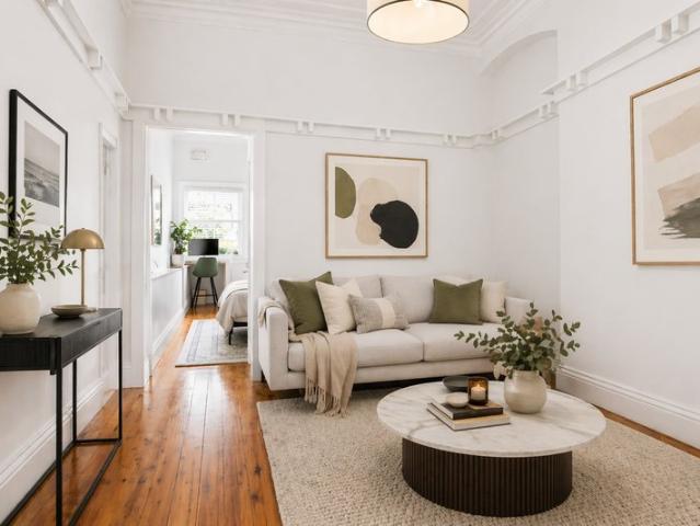 Updated Art Deco One Bedroom Moments from Potts Point