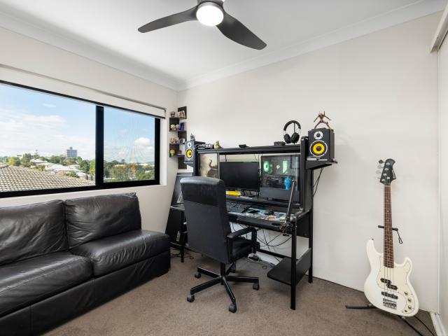 Updated top floor apartment with views in prime West End pocket
