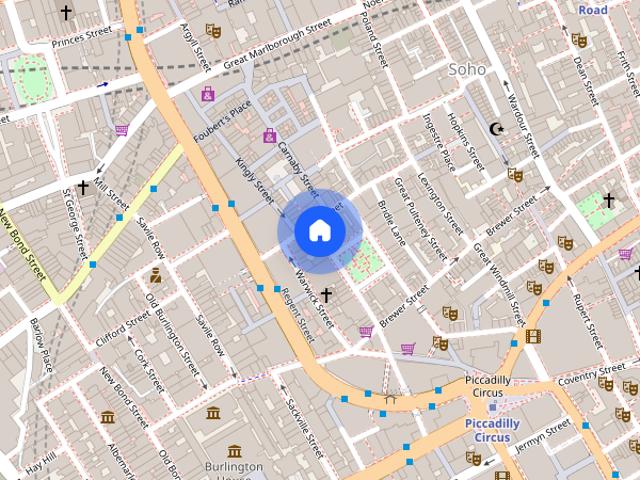 Upper John Street, Soho, W1F