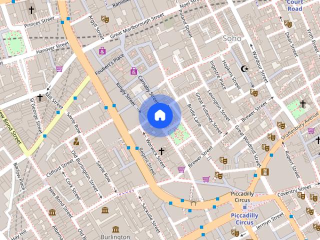 Upper John Street, Soho, W1F