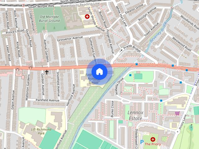 Upper Richmond Road West, East Sheen, SW14