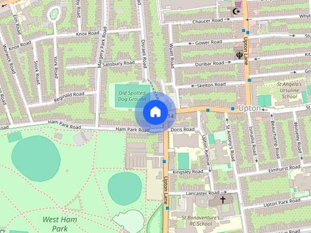 Upton Lane, Upton Heights, E7