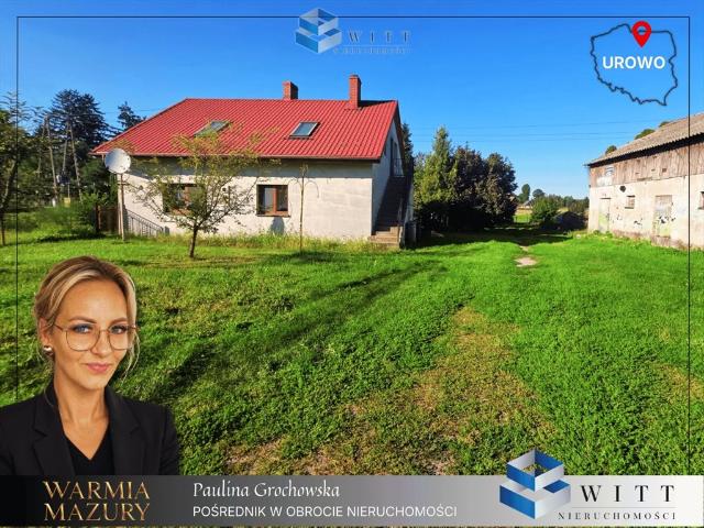 Urowo, 200 m² przestronne siedlisko z dwoma mieszkaniami zapraszam