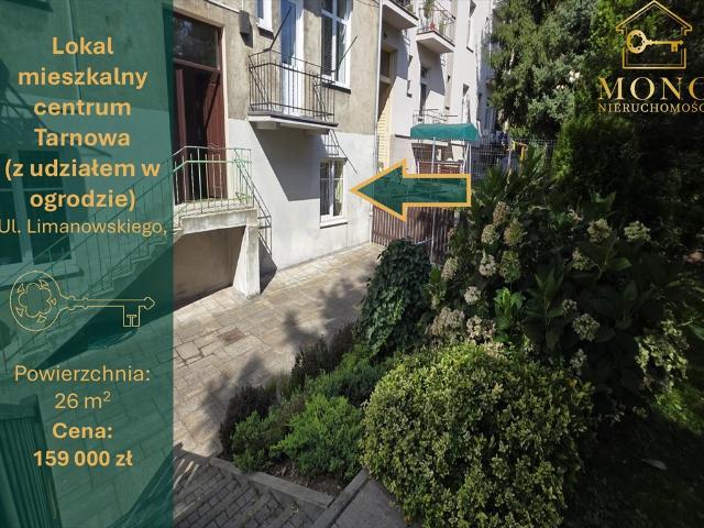 Klimatyczne 26 m² w centrum Tarnowa z ogrodem