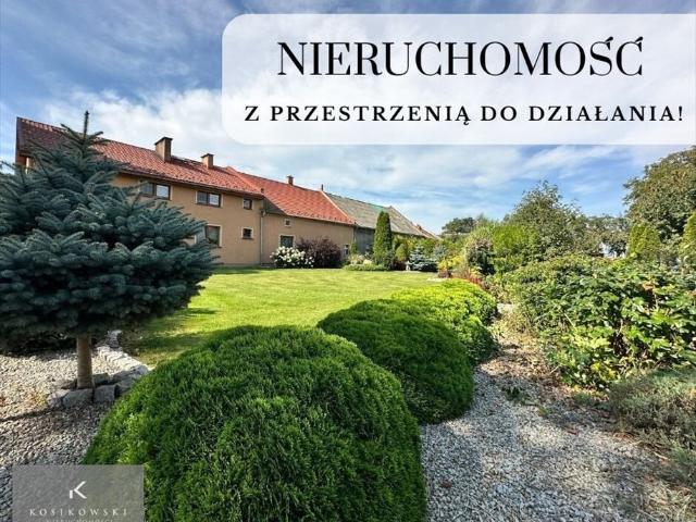 Urokliwe siedlisko na 50 arowej działce z dwoma domami