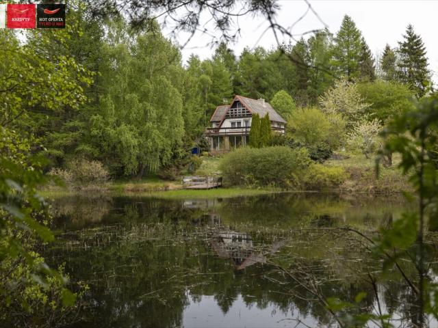 Urokliwy dom 120 m² z piwnicą, stawem i balkonami