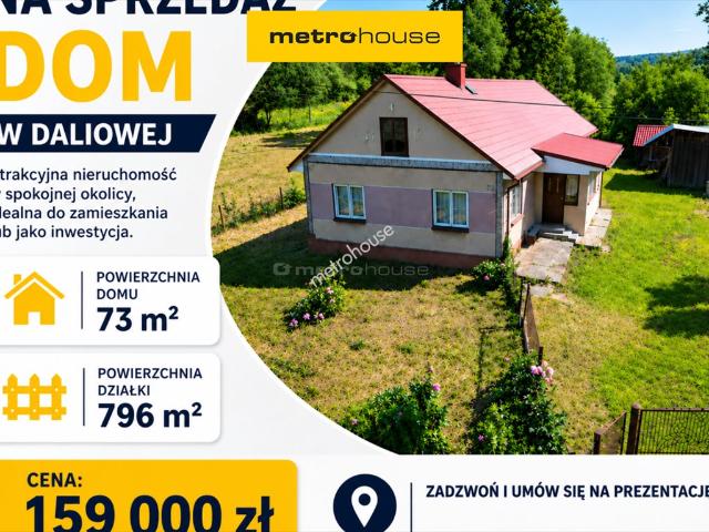 Urokliwy dom 72,5 m² w Daliowej z potencjałem
