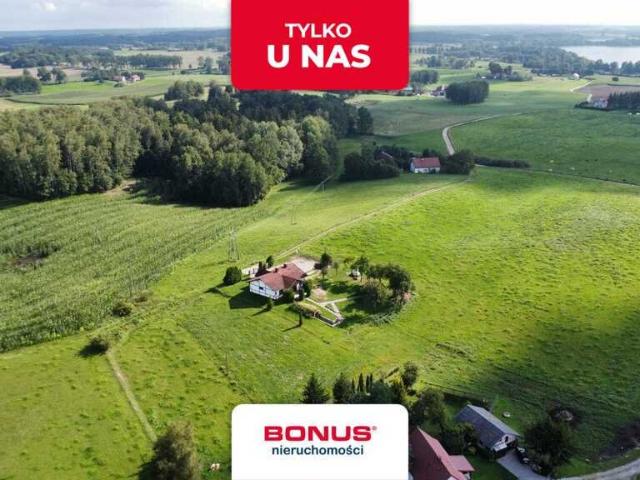 Urokliwy dom na Mazurach z kominkiem i solarami