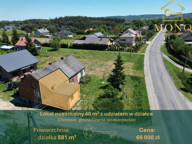 Urokliwy dom z udziałem w działce blisko Zalewu Chotowa