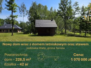 Urokliwy dom z własnym stawem i góralskim domkiem