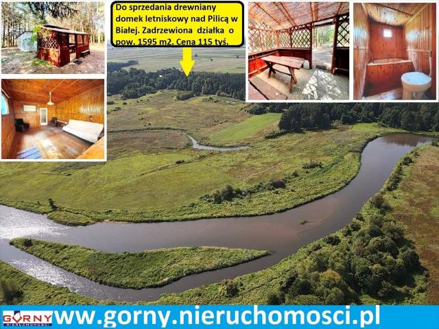 Drewniany domek 25 m² z tarasem i ogrodem polecam